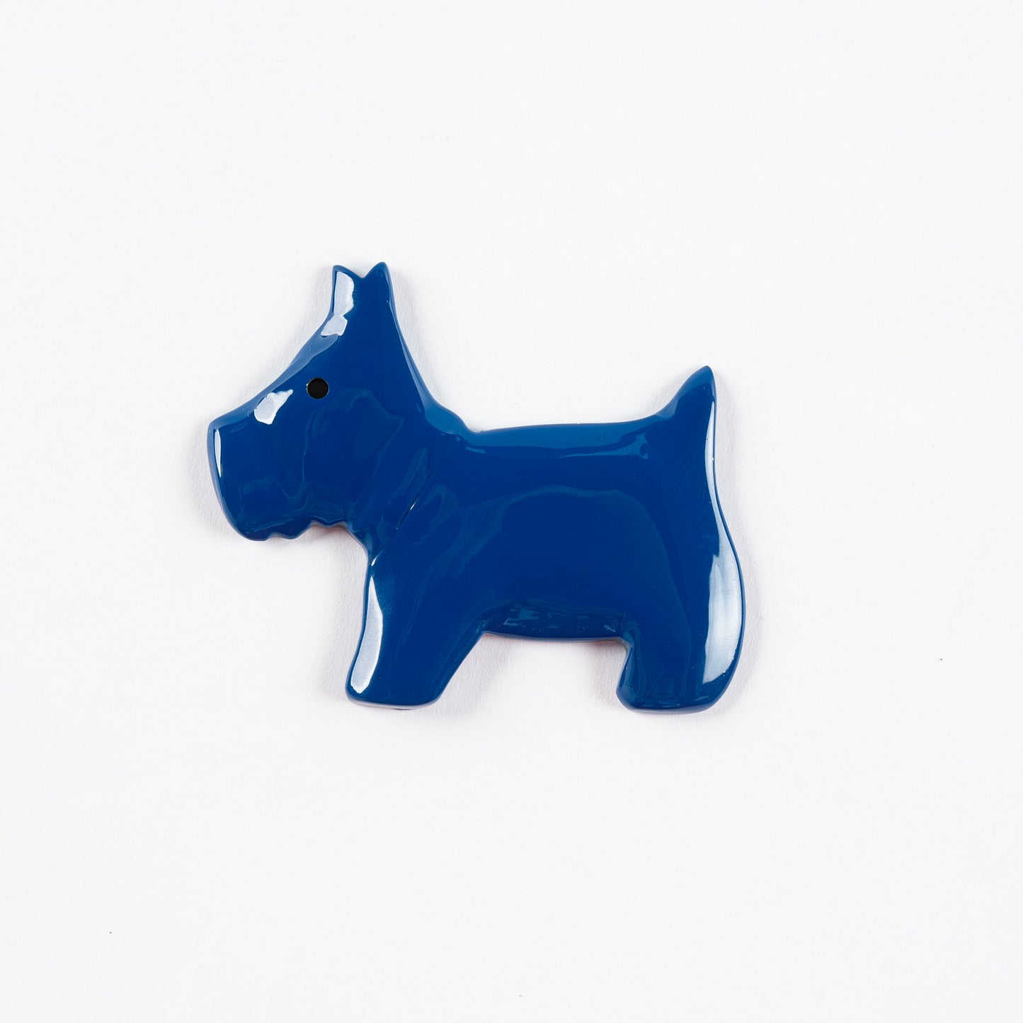 Horn Scottish Terrier Charm Necklace