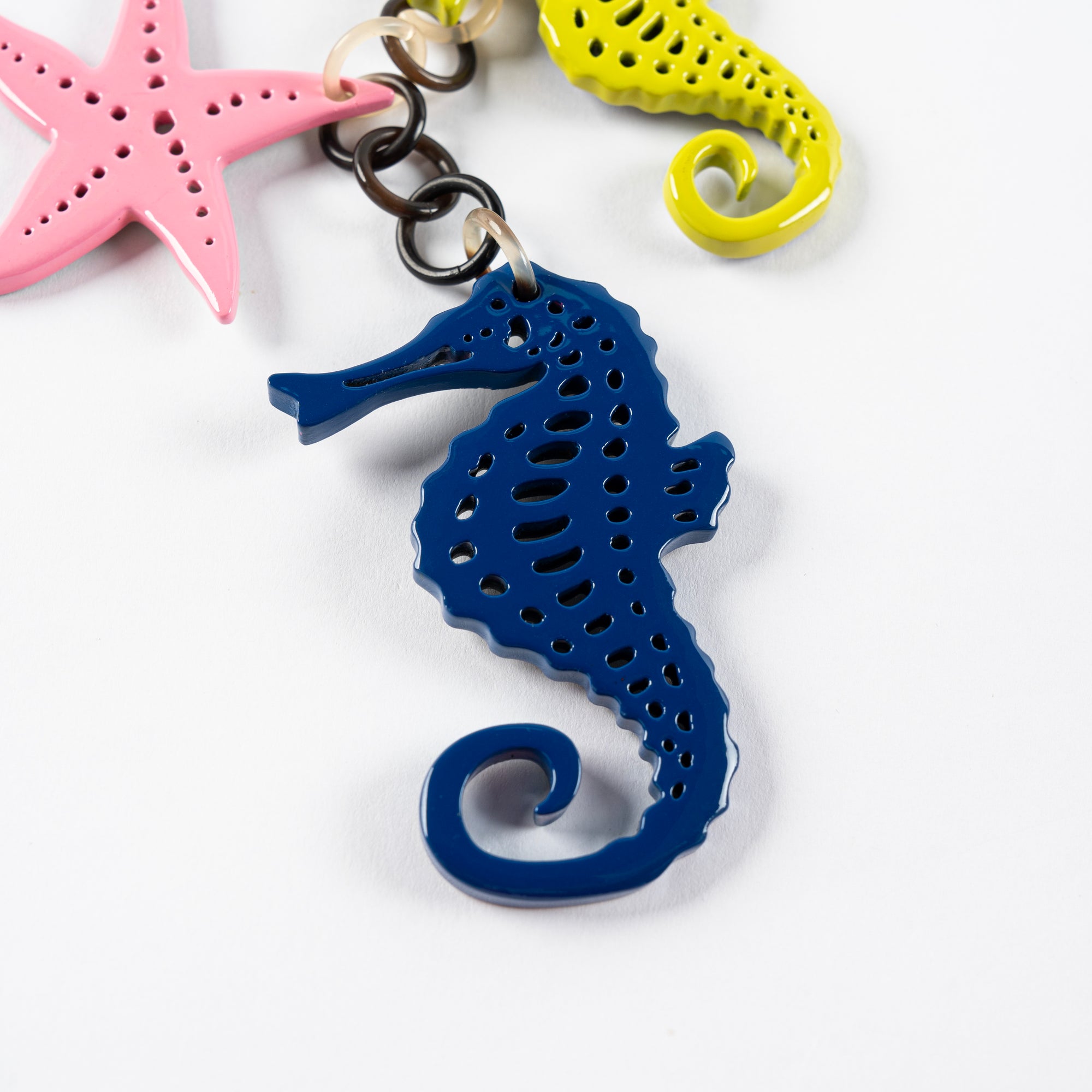 Unique Keychain Horn Bag Charm