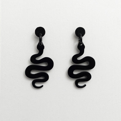 Artisan-Crafted Horn Drop Earrings